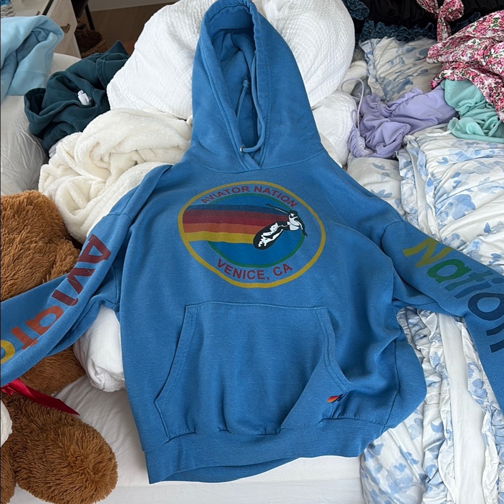 AVIATOR HOODIE IN BODACIOUS BLUE💙💙💙